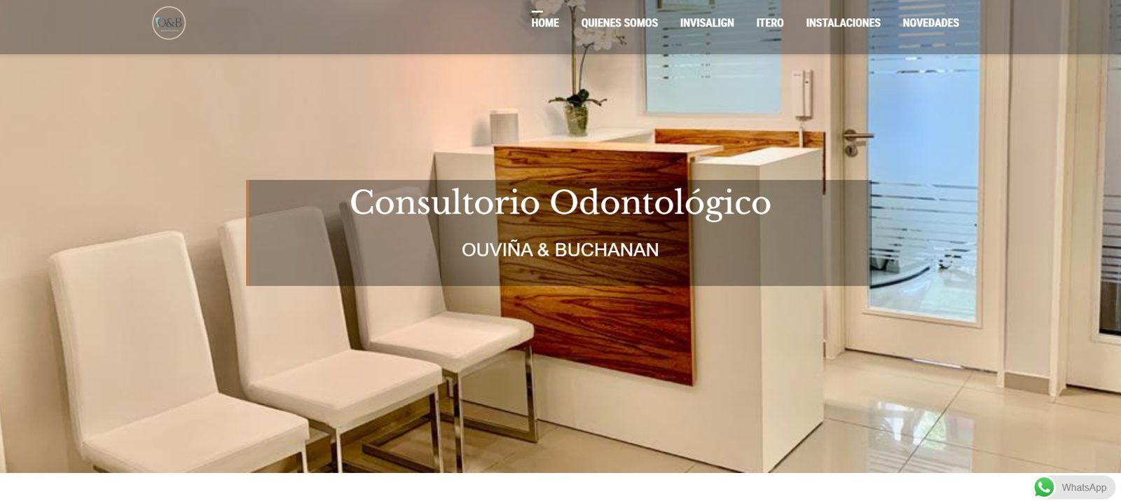 Captura del sitio Ouviña & Buchanan